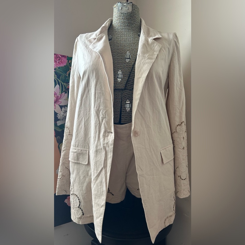 NWT 2PC SET FREE PEOPLE SWEET ILLUSIONS CUTWORK SUIT SET. ABSOLUTELY PERFECT! - Picture 3 of 16